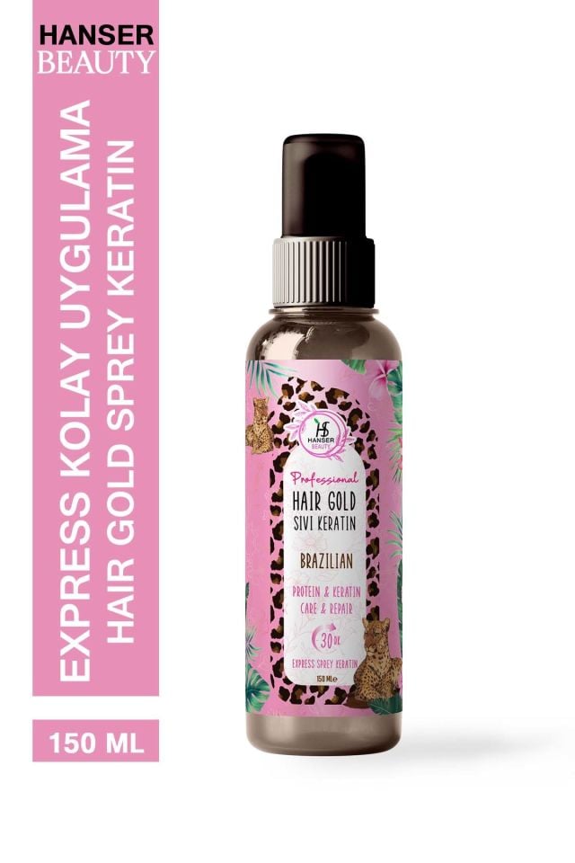 Hanser Beauty Hair Gold Spray Keratin 150 ML