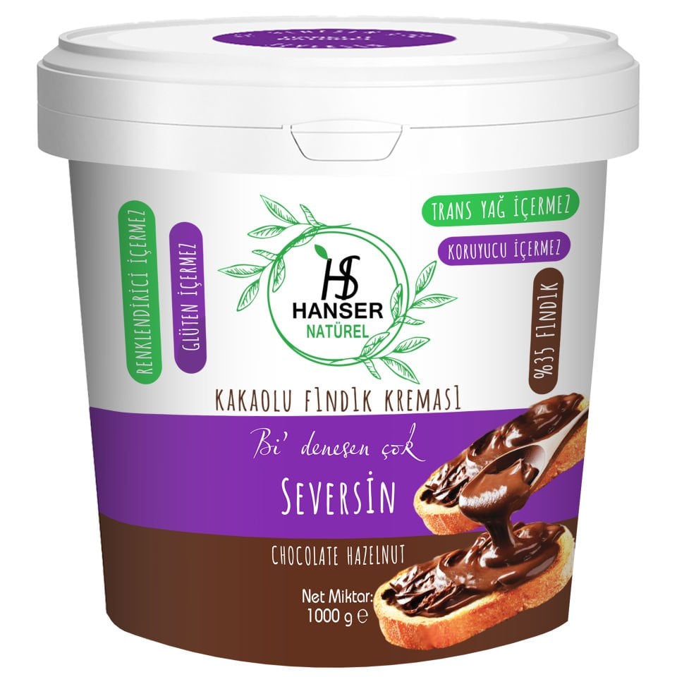 SEVERSiN Chocolate & Hazelnut Paste 1 Kg