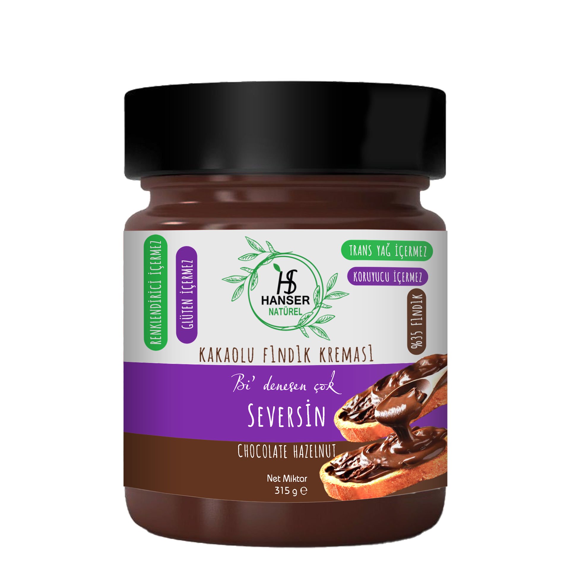 Seversin Kakaolu Fındık Kreması 315g