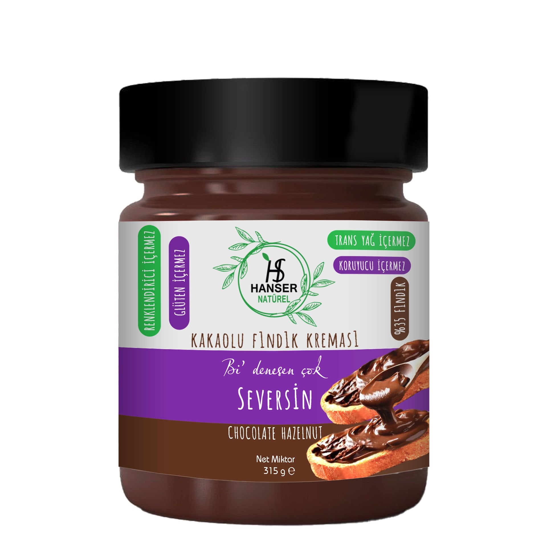 Seversin Kakaolu Fındık Kreması 315g