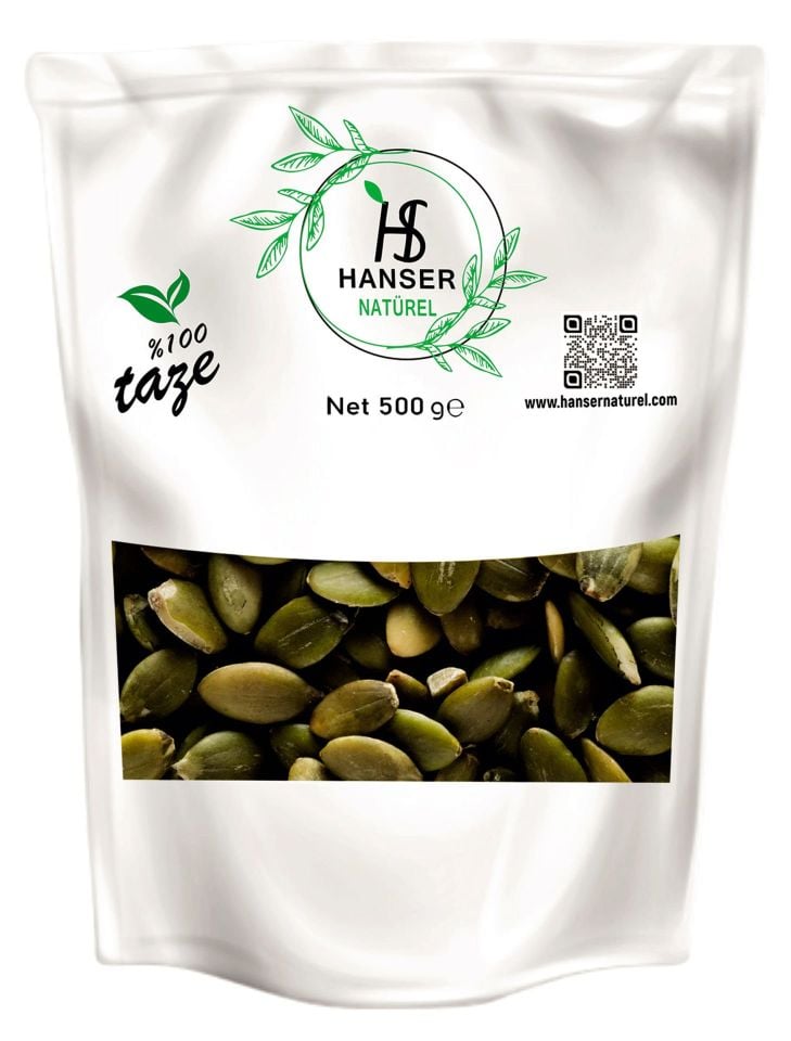 Hanser Natürel Kabak Çekirdeği İçi 500 Gr
