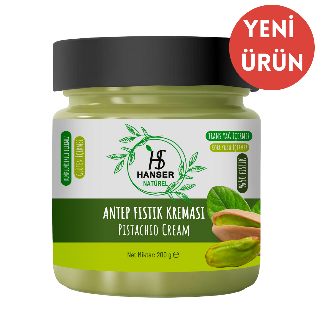 Hanser Natürel Antep Fıstık Kreması 200g