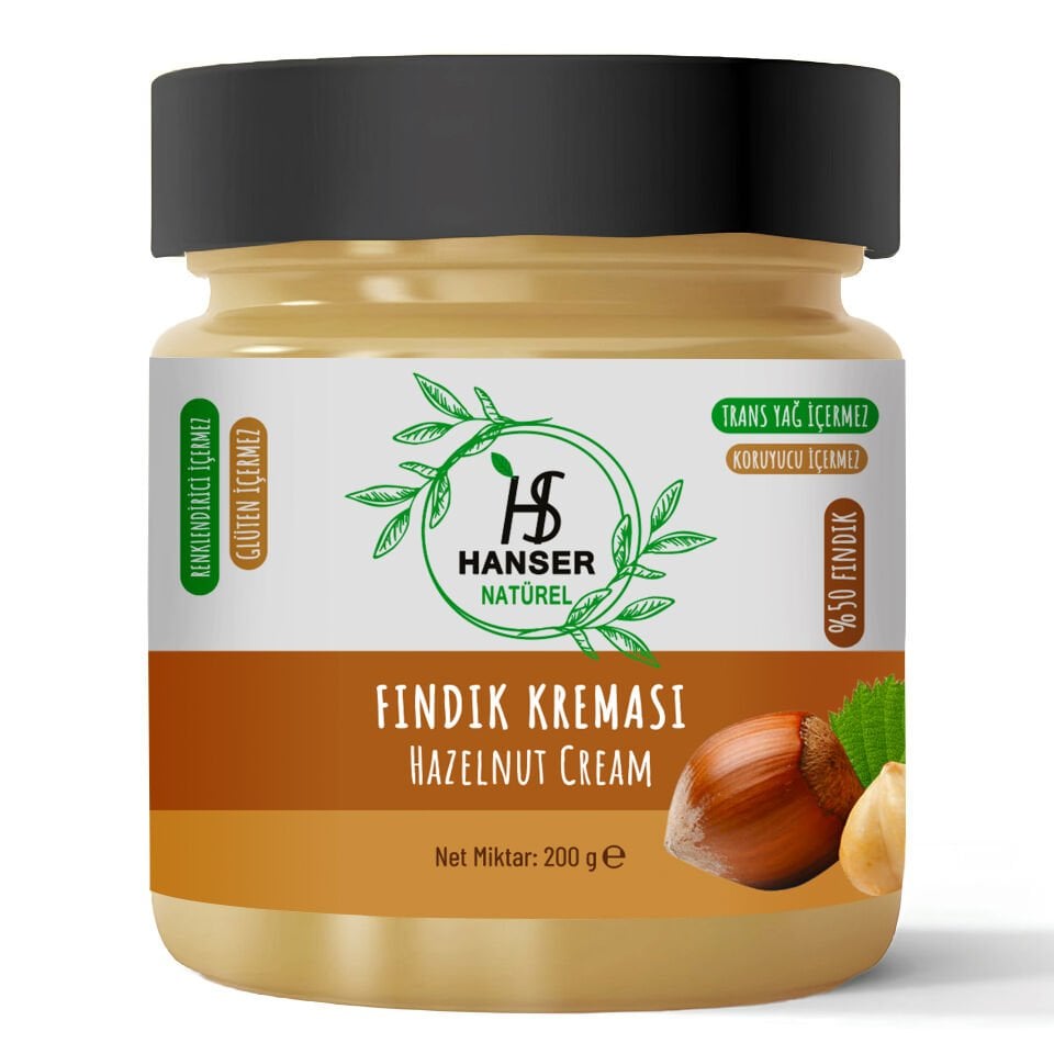Hanser Natürel Fındık Kreması 200g